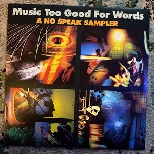 Music Too Good for Words Vinyl Record Stewart Copeland Wishbone Ash VG+ VG+ 1988